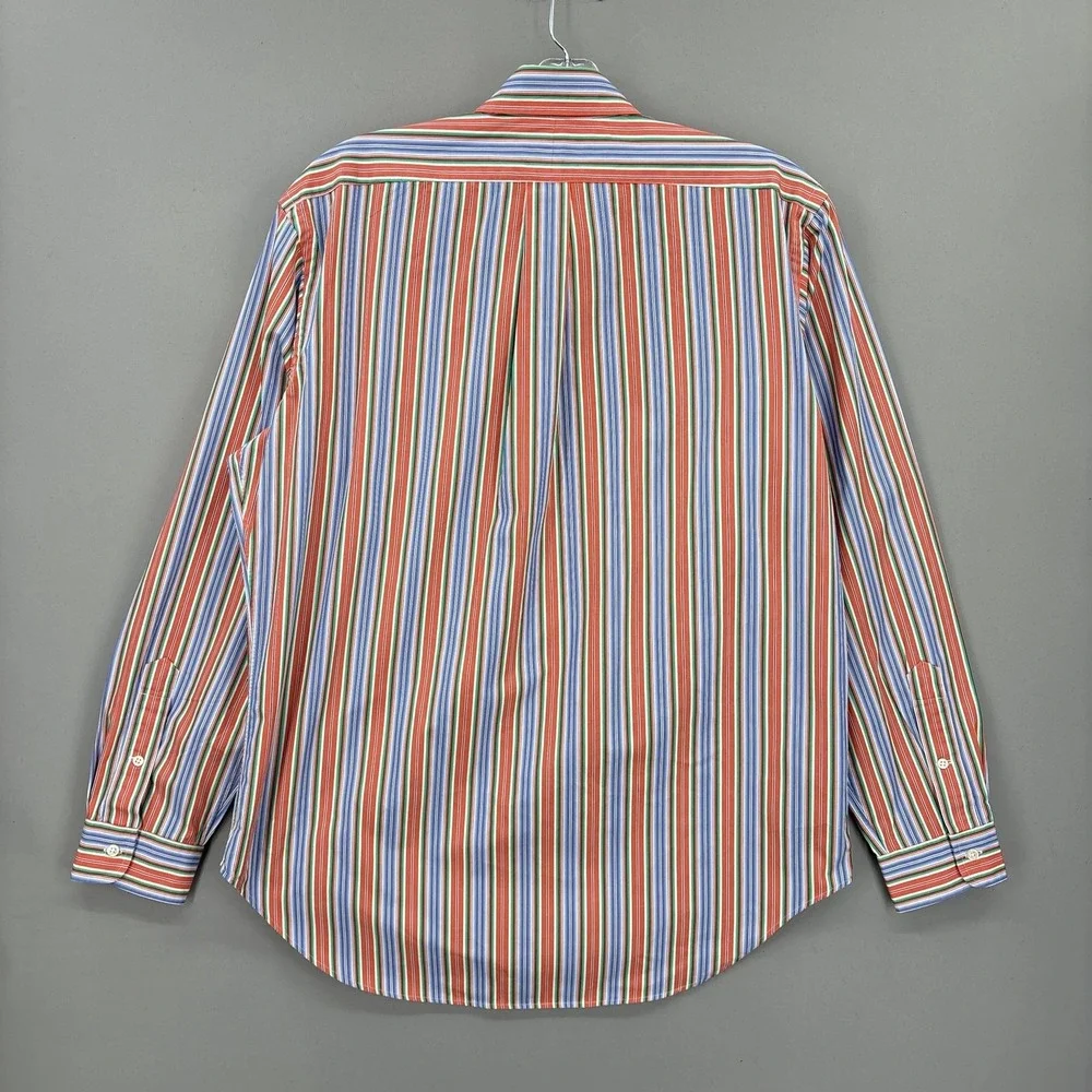 Ralph Lauren Shirt Mens Large Multicolor Blanket Southwest Stripe Classic Button